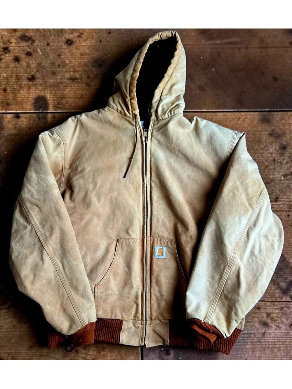 VINTAGE 2000s SUN-FADED CARHARTT ACTIVE JACKET 4XL